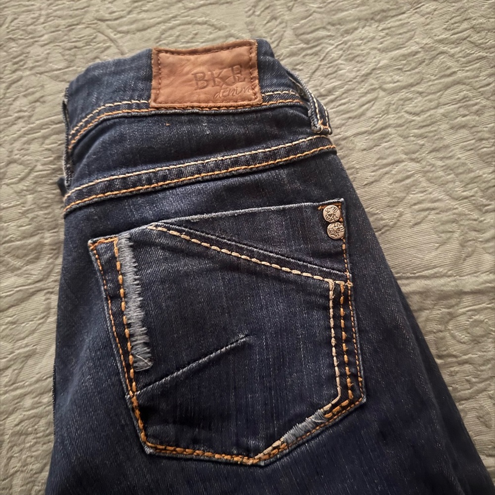 BKE Dark Blue and Light Distressed Jeans $50 for both